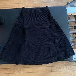 NWOT Nanette Lenore Black Sweater Skirt, Xs-Small